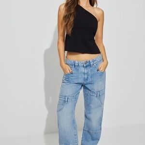 Garage Light Blue Boyfriend Jeans
